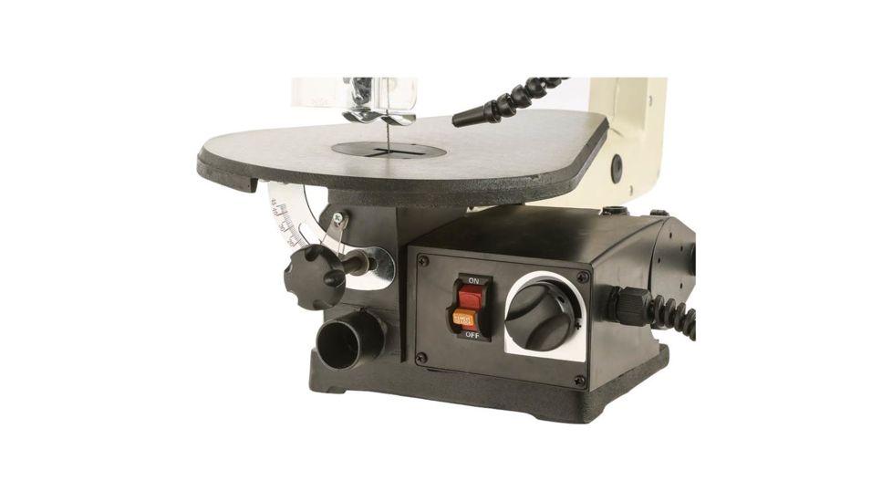 Shop Fox VS Scroll Saw with LED and Rotary Tool Kit, 18in, W1870