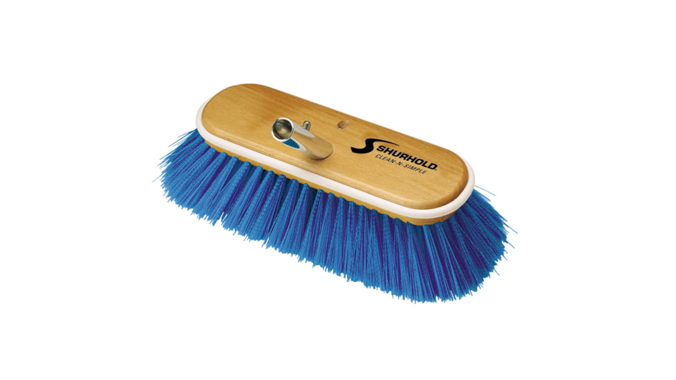Shurhold 10" Extra-Soft Deck Brush - Blue Nylon Bristles 62089
