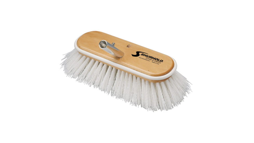 Shurhold Polypropylene Stiff Bristle Deck Brush 10" 32927