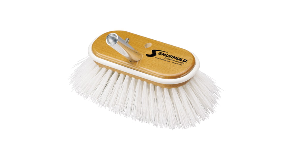 Shurhold Polypropylene Stiff Bristle Deck Brush 6" 32921