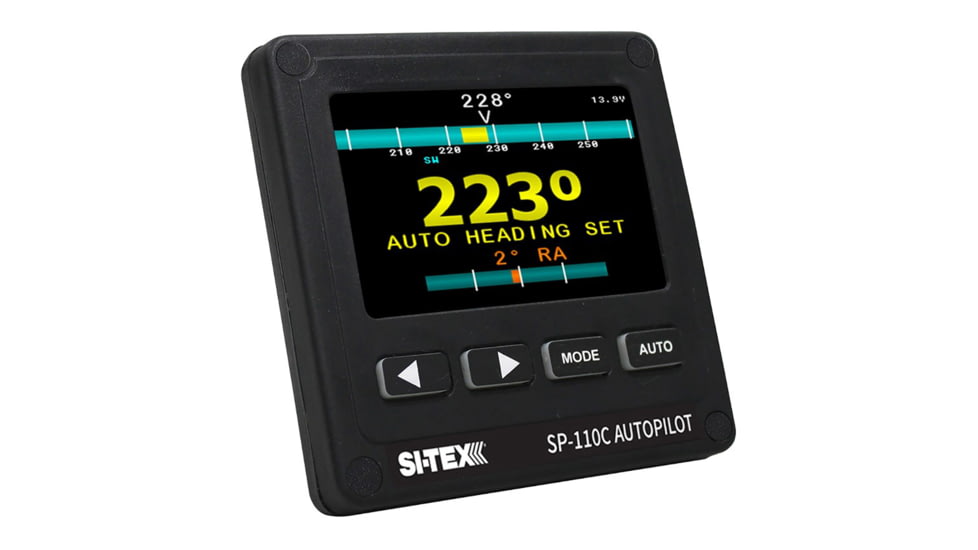 Si-Tex Color System w/9 Axis Compass, Rudder Feedback &amp; 12CI Reversing Hydraulic Pump SP-110C 73939
