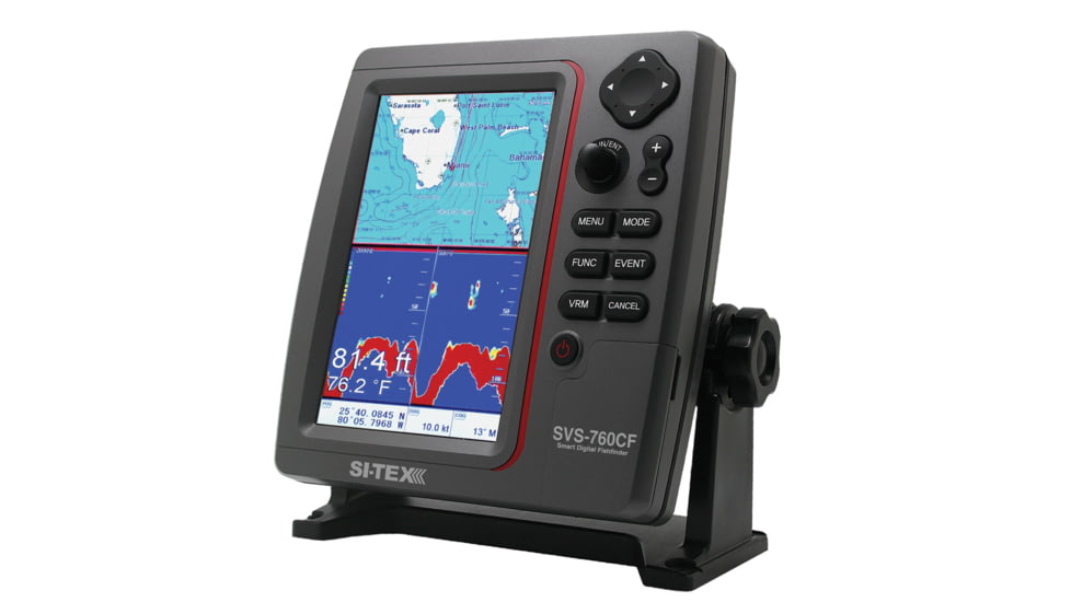 Si-Tex Dual Frequency Chartplotter/Sounder w/ Navionics+ Flexible Coverage SVS-760CF 51380
