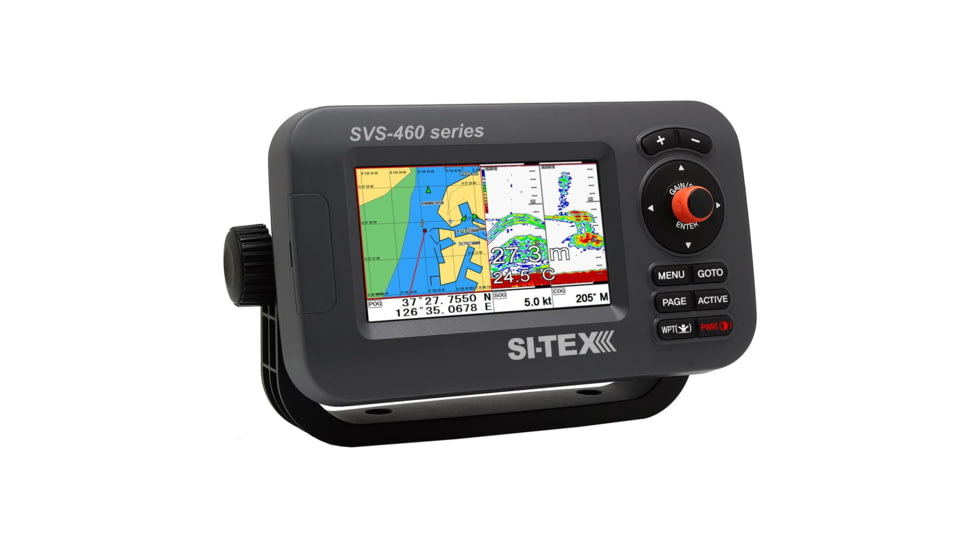 Si-Tex SVS-460CE Chartplotter - 4.3" Color Screen w/External GPS &amp; Navionics+ Flexible Coverage 56194