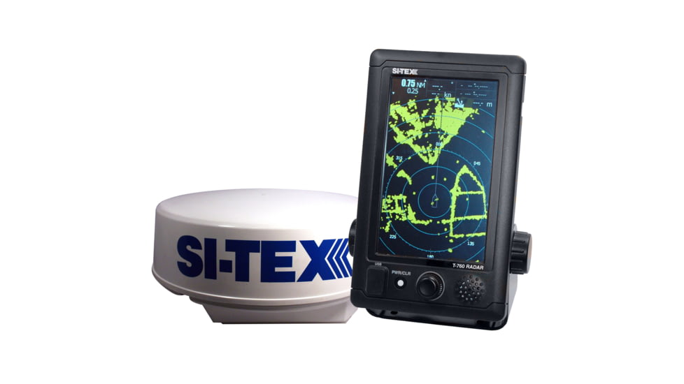 Si-Tex T-761 Compact Color Radar w/4kW 24" Dome - 7" Touchscreen 51407