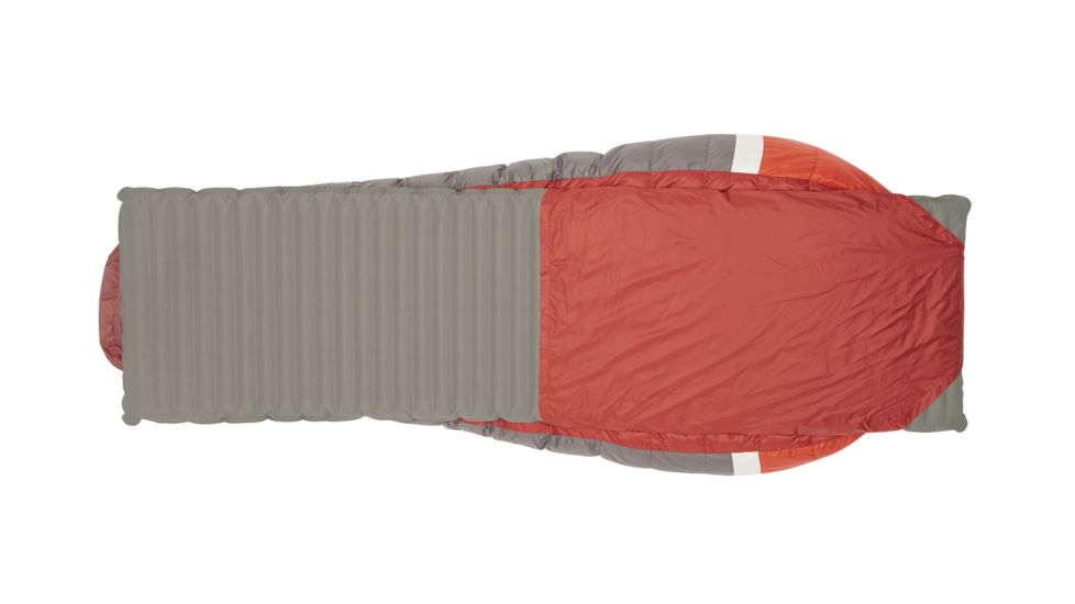 Sierra Designs Backcountry Bed 20 Sleeping Bag 700 Dridown-Red/Grey-Regular
