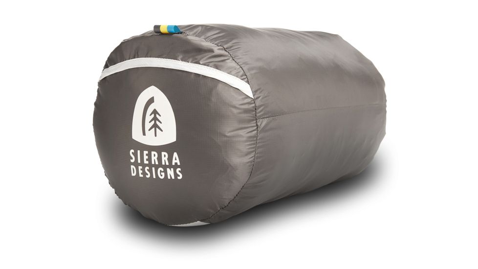 Sierra Designs Backcountry Bed 20 Sleeping Bag 700 Dridown-Red/Grey-Regular