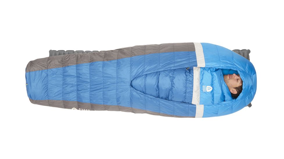 Sierra Designs Backcountry Bed 35 Sleeping Bag 700 DriDown-Blue/Grey-Regular