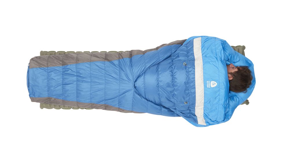 Sierra Designs Backcountry Bed 35 Sleeping Bag 700 DriDown-Blue/Grey-Regular