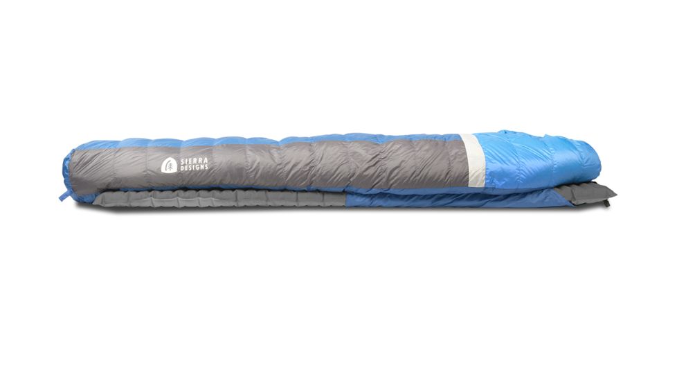 Sierra Designs Backcountry Bed 35 Sleeping Bag 700 DriDown-Blue/Grey-Regular