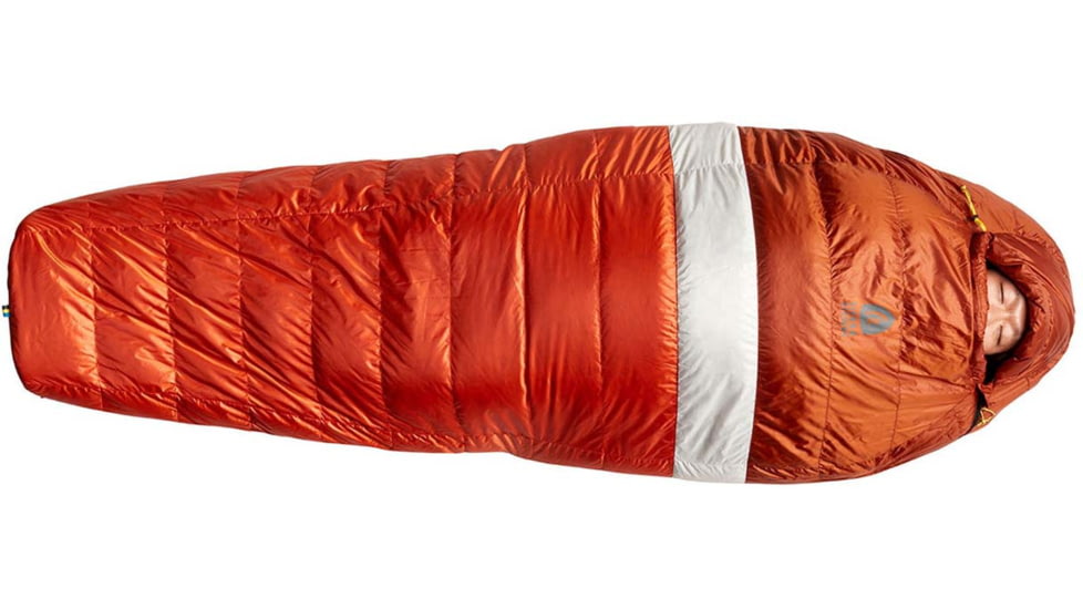 Sierra Designs Get Down 550F 35 Deg Sleeping Bag, Red, Regular, 70614421R