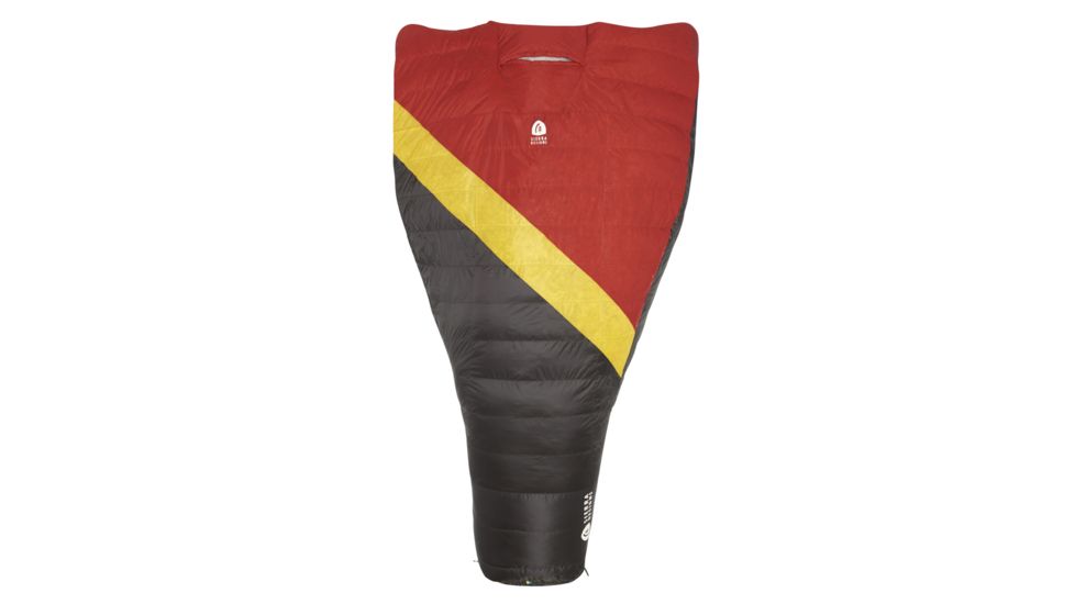 Sierra Designs Nitro Quilt 800F 20 Deg, Red, Yellow, Peat, REG, 80710519R