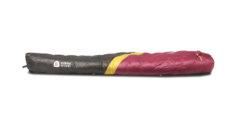 Sierra Designs Nitro UL 20 Sleeping Bag 800 DriDown - Women's-Sangria/Yellow/Peat-Regular