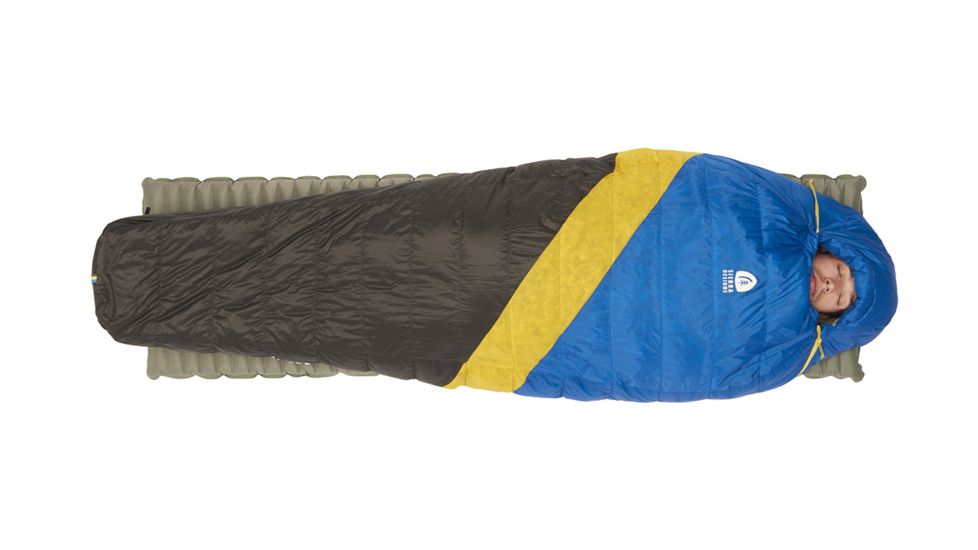 Sierra Designs Nitro UL 35 Sleeping Bag 800 Dridown-Blue/Yellow/Peat-Regular