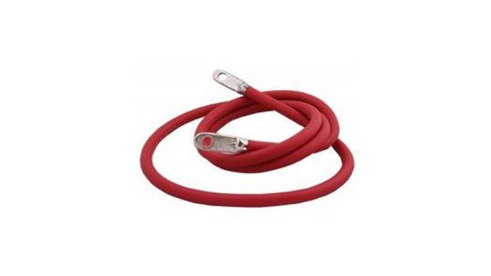 Sierra International Battery Cable With Terminals - 4 Gauge, Red, 2ft., BC88523