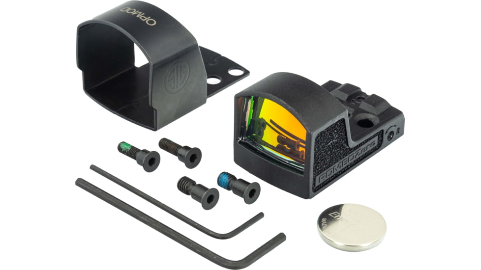 SIG SAUER OPMOD Romeozero Reflex Red Dot Sight, 3 MOA, Black, SOR01305