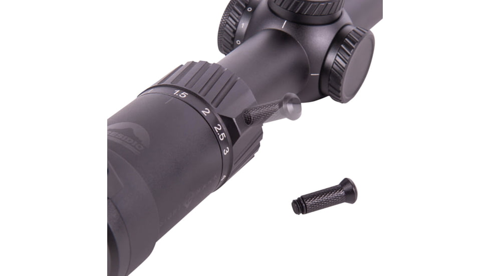 SightMark 1-6x24mm Presidio CR1 Riflescope, 30mm, Second Focal Plane, Red Illuminated BDC Reticle, Black, SM13140CR1
