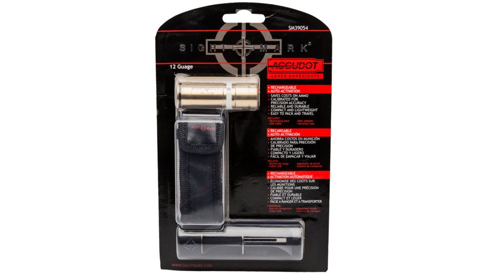 EDEMO SightMark Accudot 12 Gauge, Red Laser Boresight, Brass, SM39054, EDEMO6