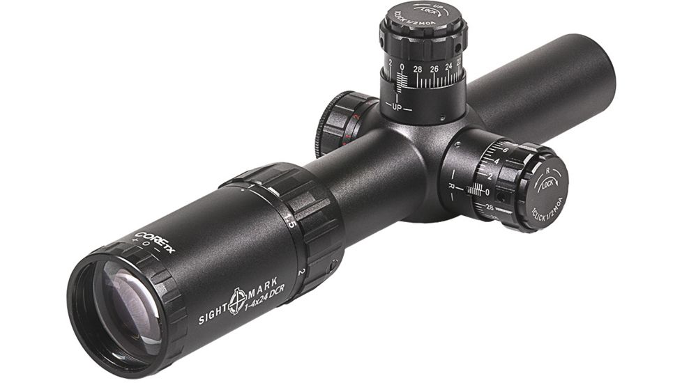 SightMark Core TX 1-4x24DCR .223/.308 BDC Dual Caliber Rifle Scope SM13072DCR