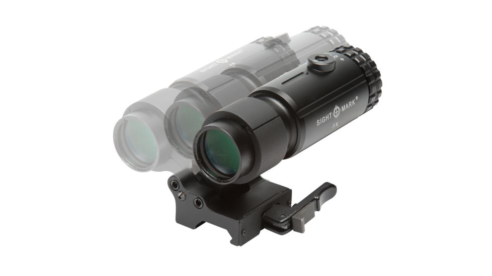SightMark T-5 Magnifier with LQD Flip to Side Mount, Black, SM19064