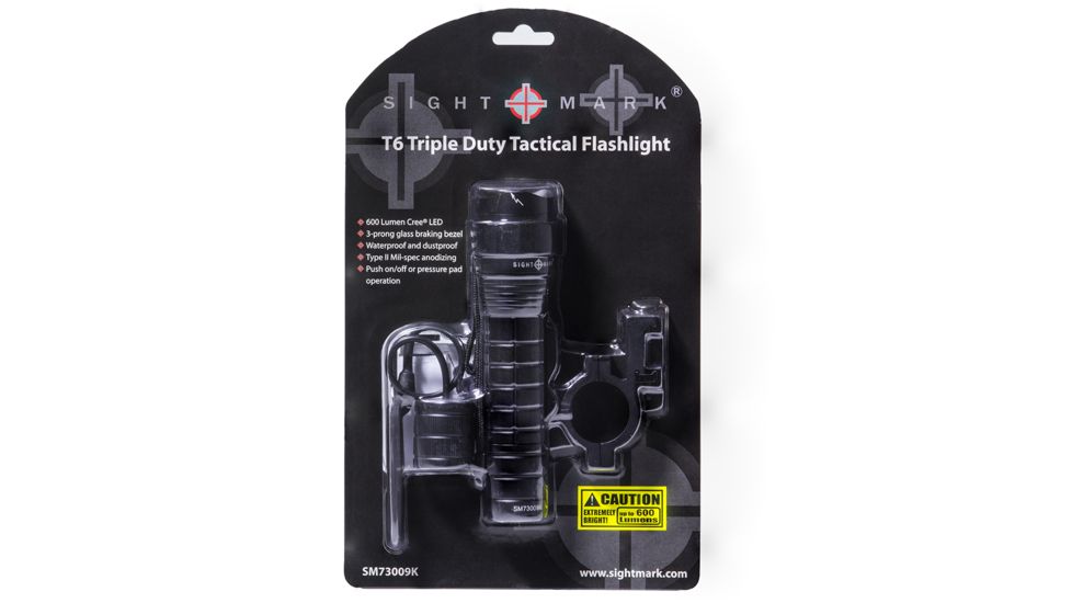 Sightmark T6 600 Lumen Flashlight Kit SM73009K