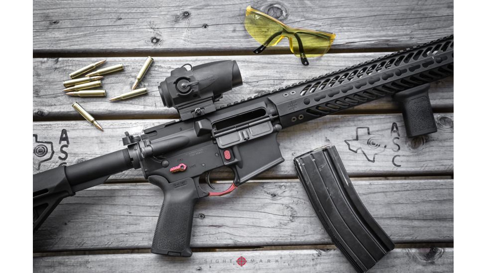 Sightmark Wolverine Red Dot Sight, 1x28 mm, 2 MOA Red Dot Reticle, Black, SM26027