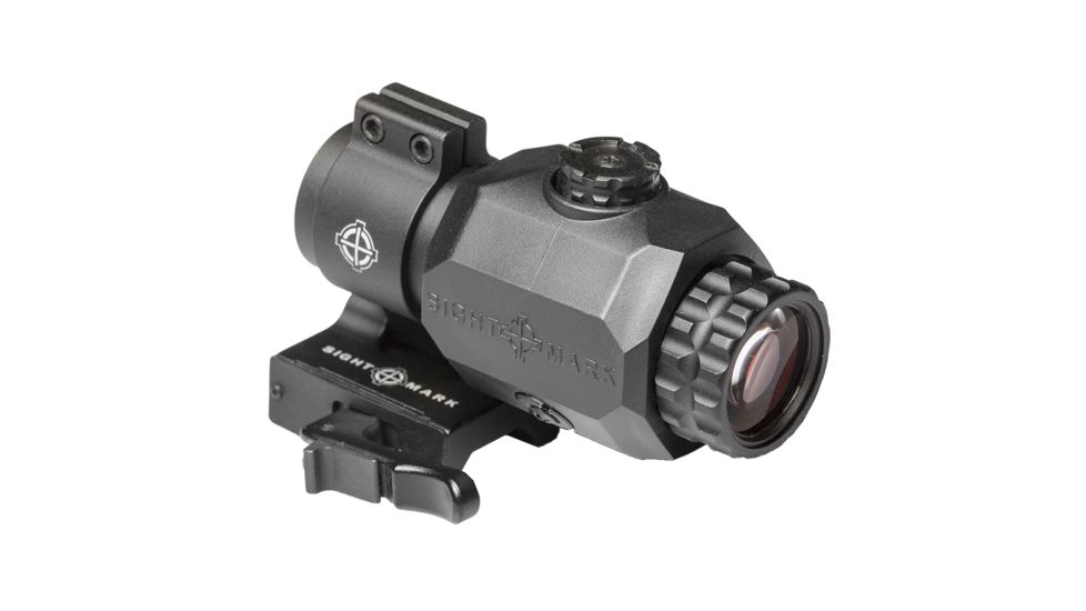 SightMark XT-3 Tactical Magnifier w/ LQD Flip to Side Mount, Black, SM19062