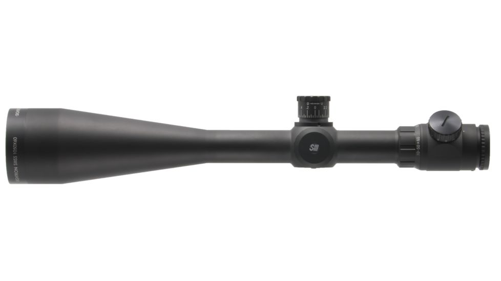 Sightron Rifle Scope Sightron SIII 30mm, 10-50, Zero Stop, Mil Hash, Long Rang, Black, 10-50X60, 25178