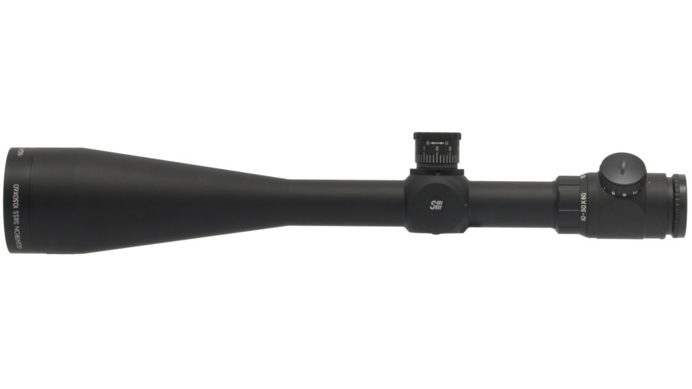 Sightron Rifle Scope Sightron SIII 30mm, 10-50, Zero Stop, MOA2, Black, 10-50X60, 25177