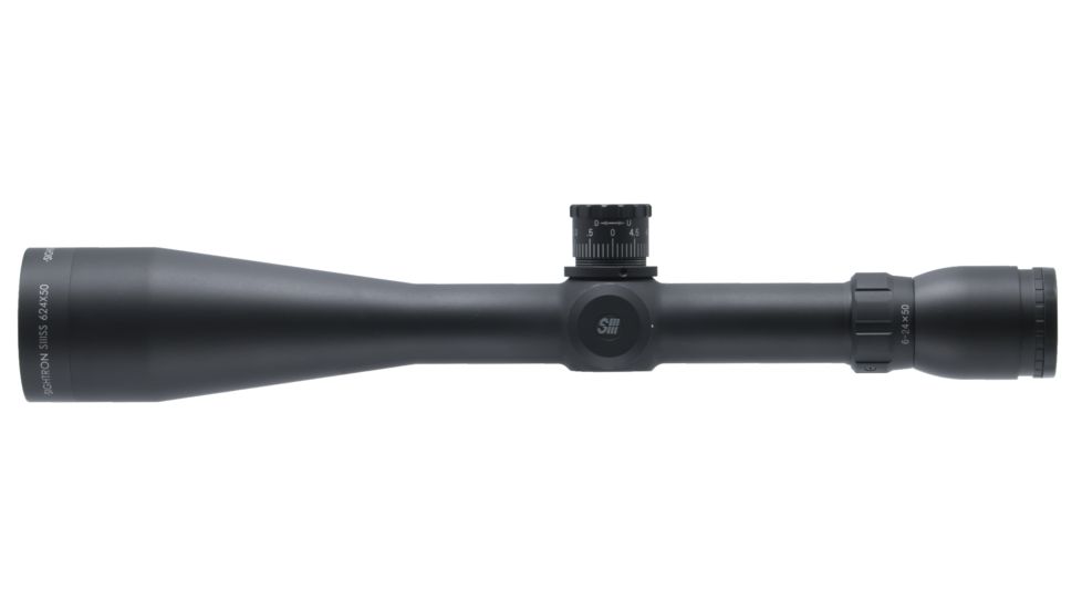 Sightron Rifle Scope Sightron SIII 30mm, 6-24, Zero Stop, First Focal plane, Mil Dot, Black, 6-24x50, 25170