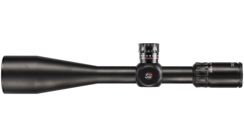 Sightron SIII PLR Rifle Scope, 8-32x56mm, Zero Stop, Mil-Hash Reticle, Black, Medium, 28005