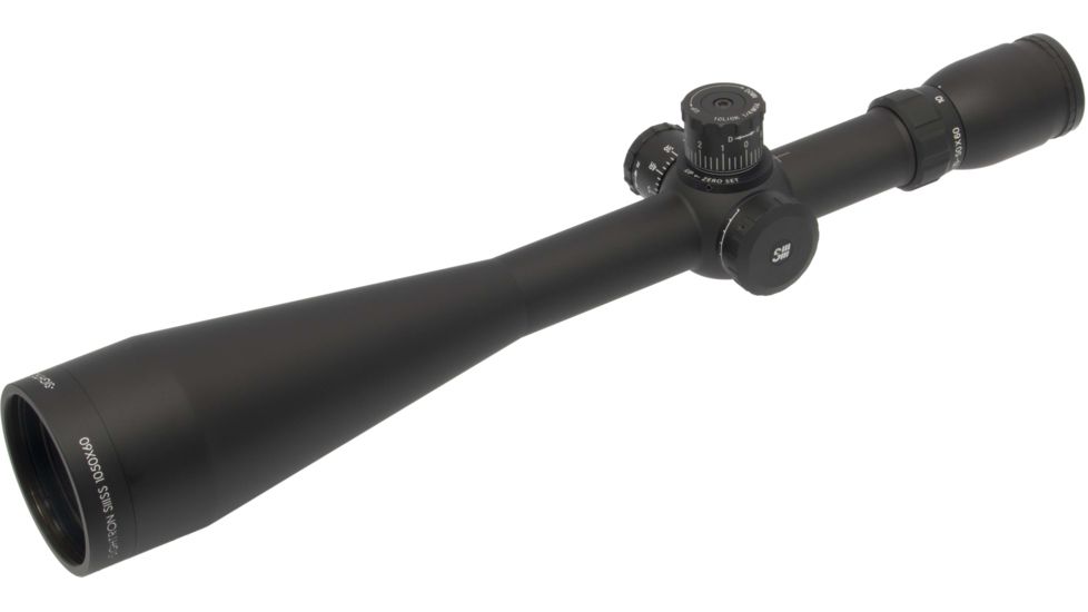 Sightron SIII Rifle Scope, 10-50x60mm, 30mm Tube, LR MOA-1 Reticle, Zero Stop, Second Focal Plane, Black, Medium, 25209