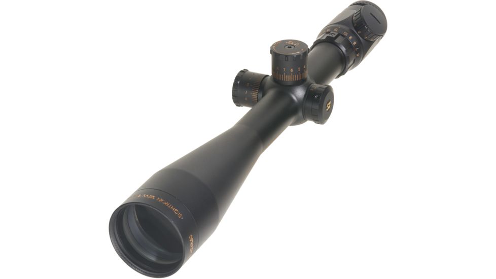 Sightron SIII Rifle Scope, 6-24x50mm, 30mm Tube, MOA-1 IR Reticle, W/E 100 MOA, Black, Medium, 25202