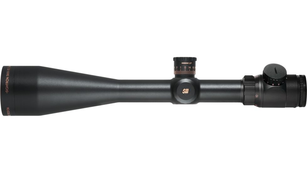 Sightron SIII Rifle Scope, 8-32x56mm, 30mm Tube, LR IR MOA-1 Reticle, Black, Medium, 25207