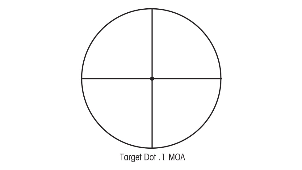 Sightron SIII SS Rifle Scope, 36x45mm, 30mm Tube, Second Focal Plane, .125 Dot Reticle, Black, Medium, 25185