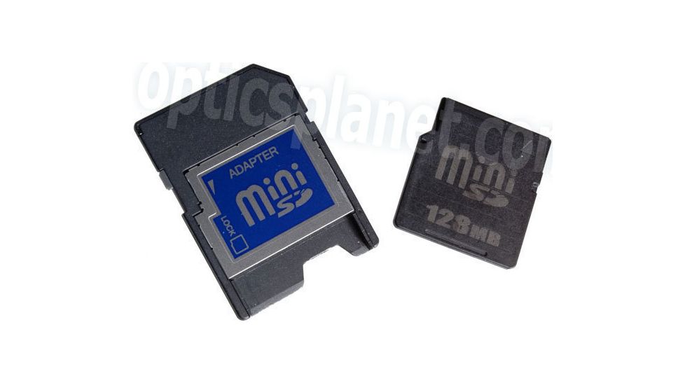 Silicon Power 128MB MiniSD Memory Card with Adaptor (sample)