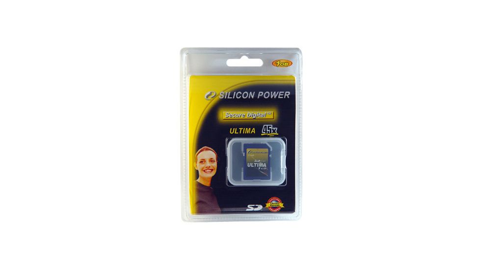 Silicon Power Secure Digital 45X 2GB Memory Card SP002GBSDC045V10