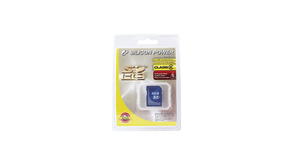 Silicon Power Secure Digital SDHC Memory Card SP008GBSDH006V10