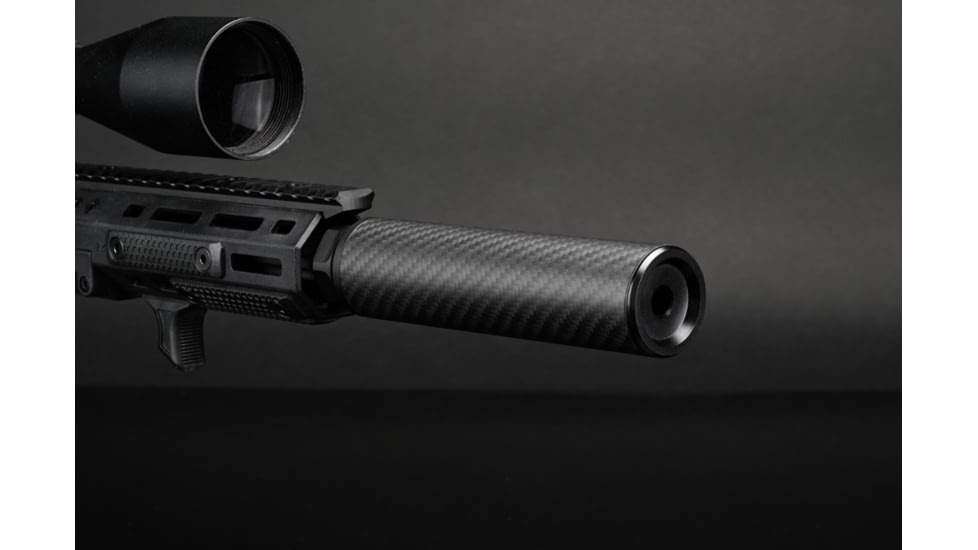 Silverback Airsoft Carbon Dummy Suppressor, Short, 24mm CW, Carbon, Short, SBA-SIL-26