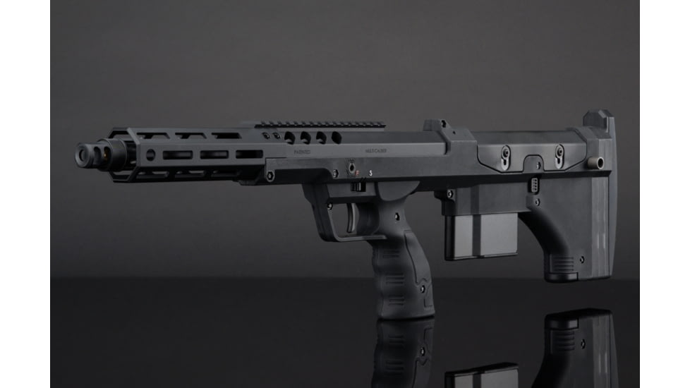 Silverback Airsoft Desert Tech SRS A2/M2 Covert Air Gun, For Left Handed Shooters, Black, 16, SBA-BLT-13BK-L