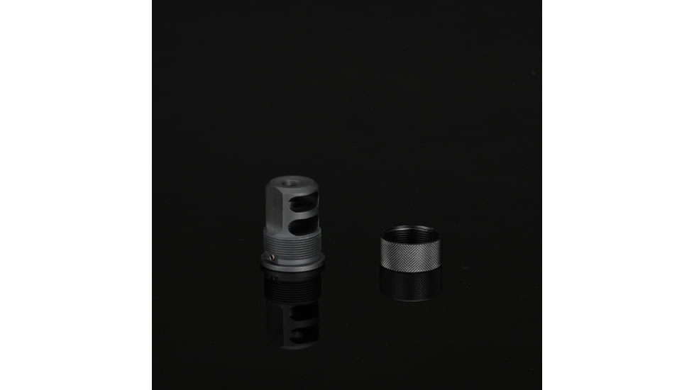 Silverback Airsoft SRS A2 Muzzle Brake, DTSS Silencer Compatible, Black, .30, SBA-FHD-06