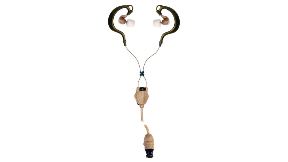 Silynx Lynx Headset, In-Ear Microphone without Micro Boom Mic, Tan, HS0013-DT-00