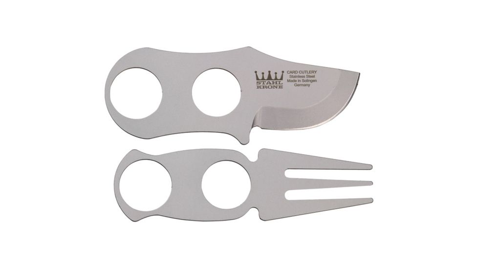 Simba Tec Card Cutlery Fixed Blade Knife,Skeletonized Handle SBT55552