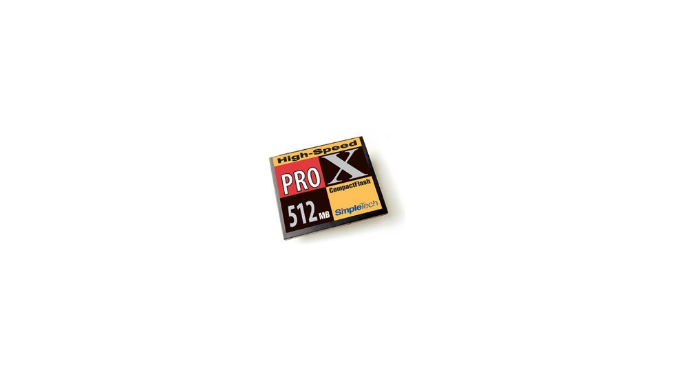 SimpleTech ProX Compact Flash 512MB Card Shipping