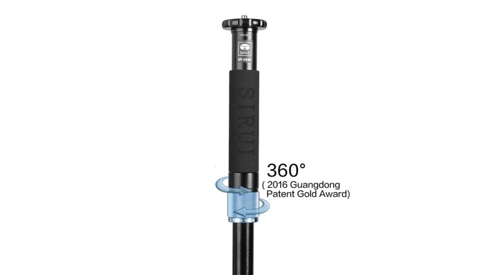 Sirui EP-204S Video Monopod, Black SUEP204S