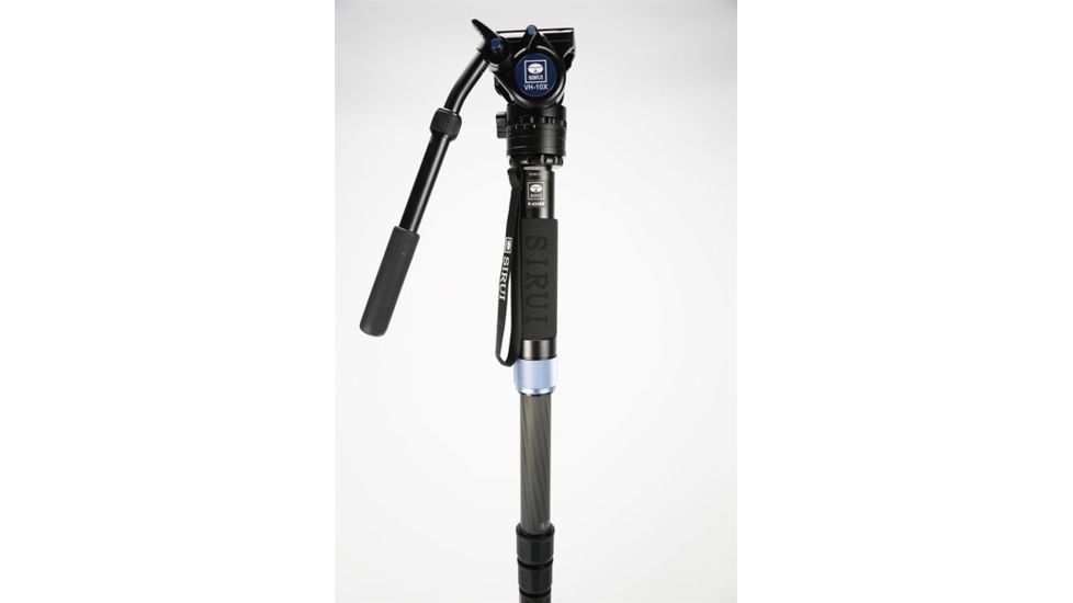 Sirui P424Sr Monopod + Vh10X Head, Gray SUP424SR-VH10X