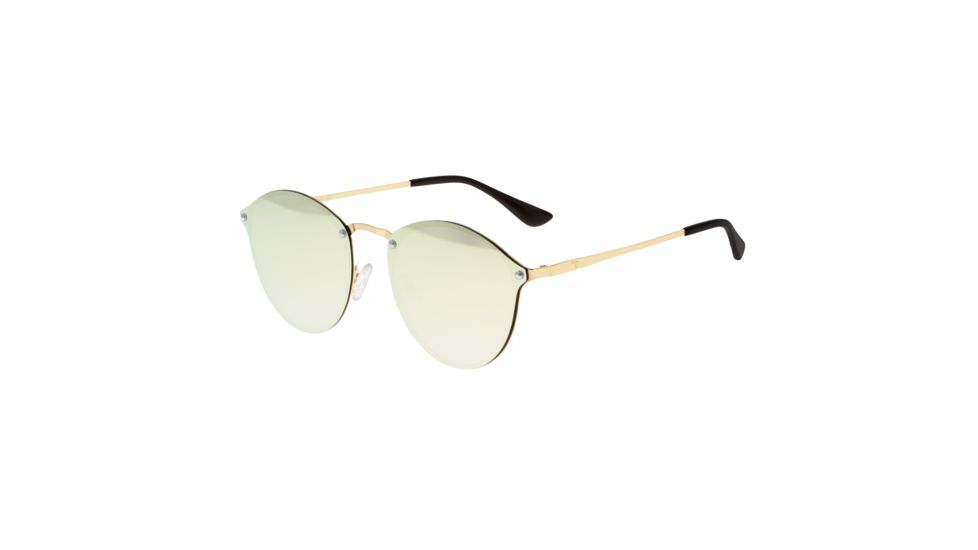 Sixty One Sunglasses Picchu Polarized Sunglasses, Gold/Gold, One Size, SIXS143GG