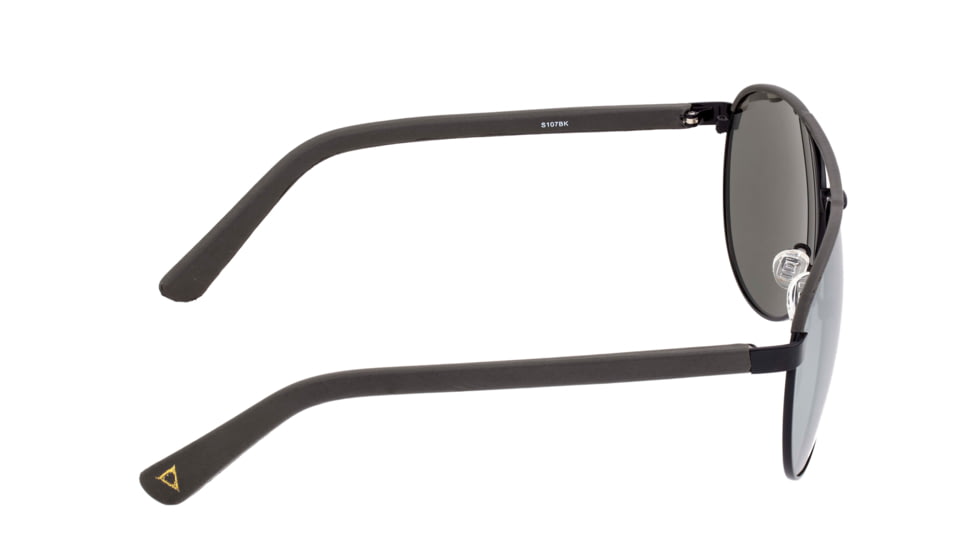 Sixty One Sunglasses Wreck Polarized Sunglasses - Unisex, Black/Silver, One Size, SIXS107BK