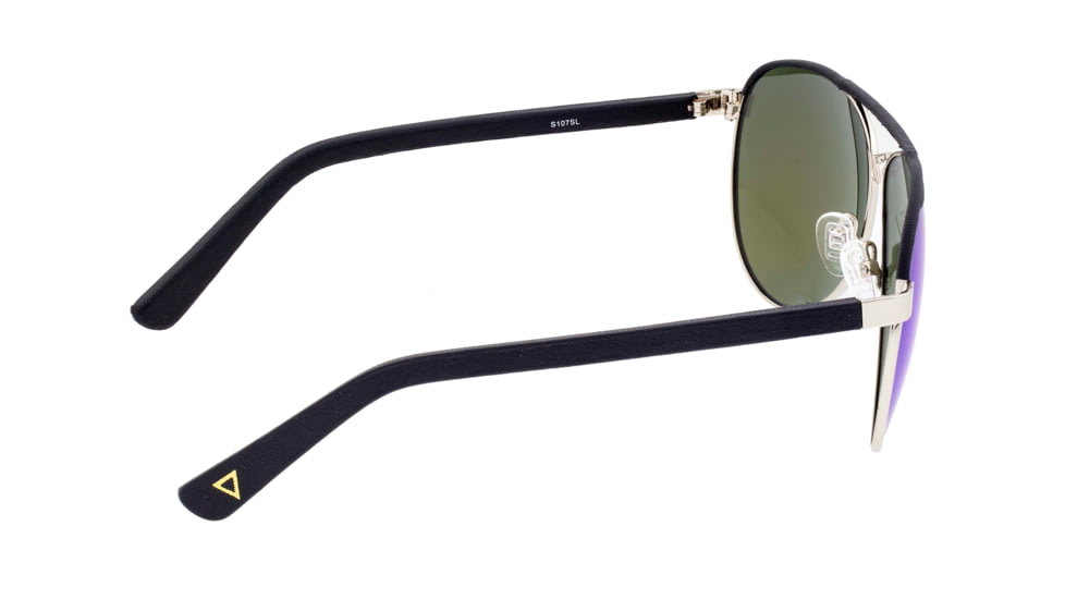 Sixty One Sunglasses Wreck Polarized Sunglasses - Unisex, Silver/Blue, One Size, SIXS107SL