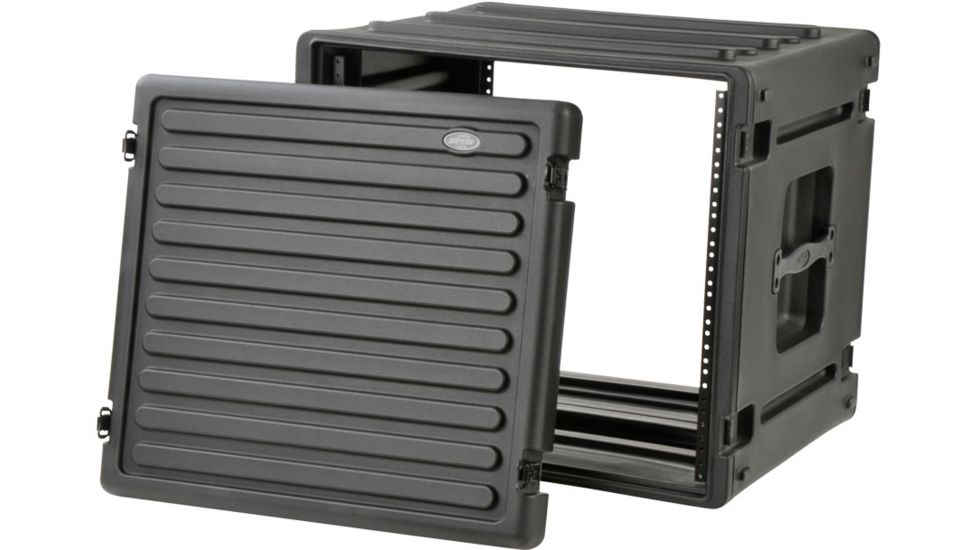 SKB Cases 10U Space Roto Molded Rack, Black, 23 in. X 23 in. X 21 in. 1SKB-R10U