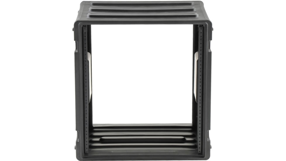 SKB Cases 12U Space Roto Molded Rack, Black, 25 in. X 24 in. X 24 in. 1SKB-R12U